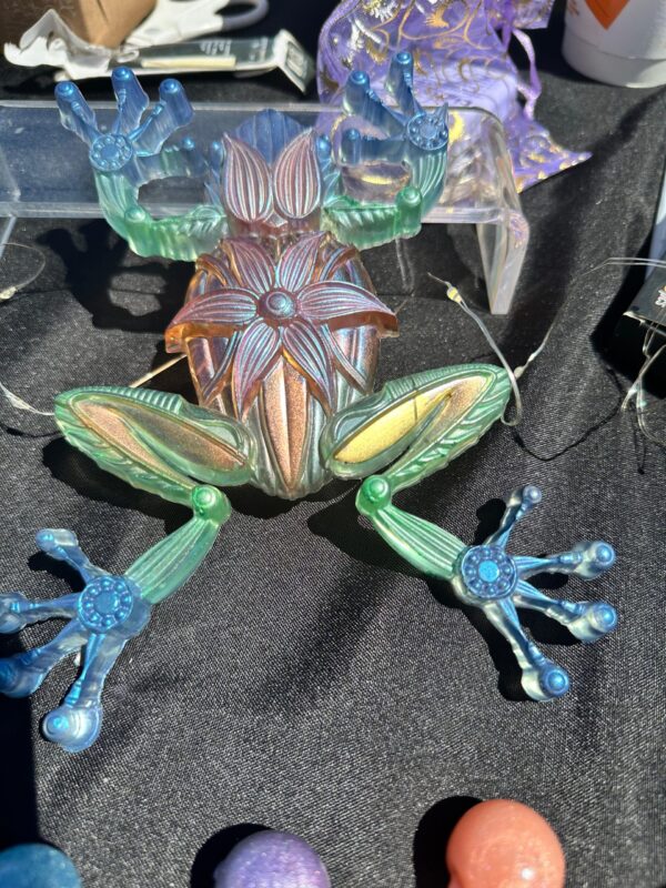 Transformative Frog -- Resin Art -- Lisa's Resin World -- Lisa Mello -- www.lisasresin.world -- Erie, Pennsylvania