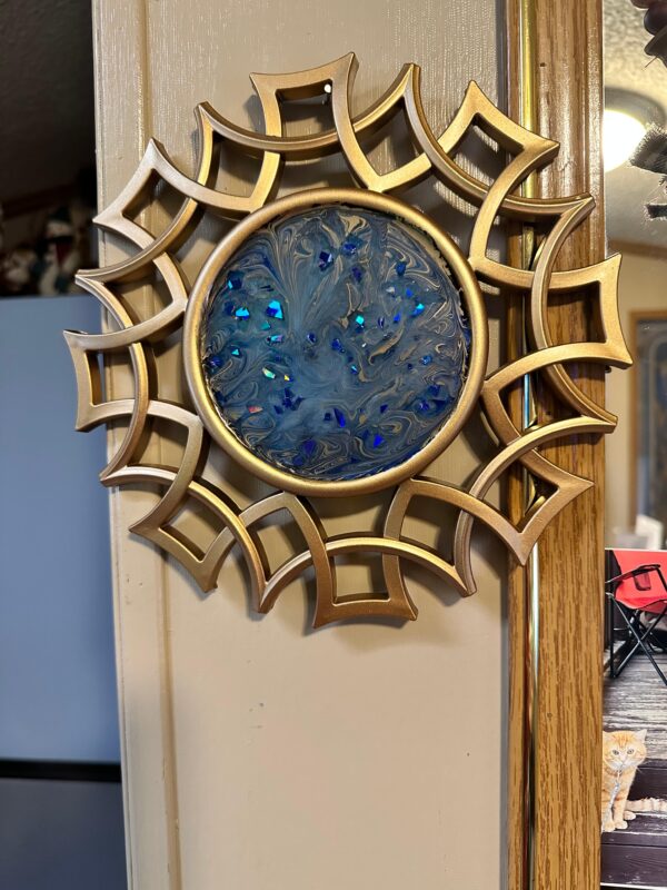 Golden Sun Wall Decoration